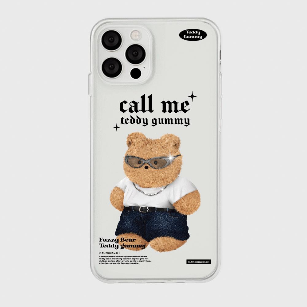 |THENINEMALL| 콜미 테디구미 Clear Phone Case (3 types)
