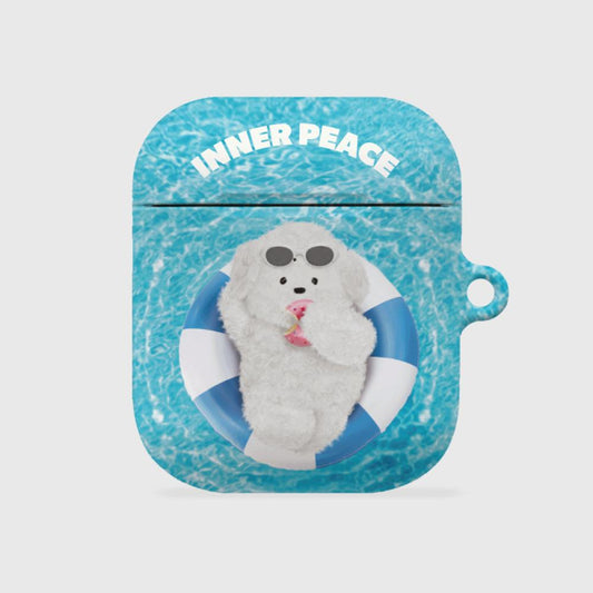 |THENINEMALL| Swim Ppokku Inner Peace AirPods Hard Case