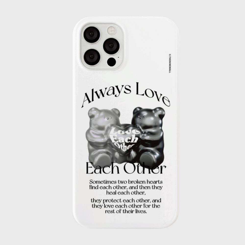 |THENINEMALL| 러브베어 Hard Phone Case (3 types)