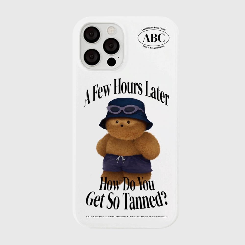|THENINEMALL| 태닝 테디 Hard Phone Case (3 types)