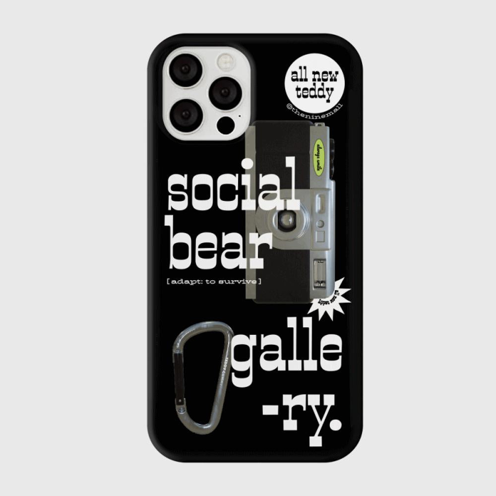 |THENINEMALL| 소셜베어 갤러리 Hard Phone Case (3 types)