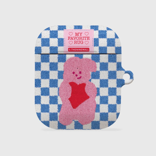 |THENINEMALL| Windy Checkerboard Rug AirPods Hard Case