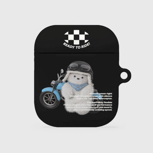 |THENINEMALL| Rider Puppy AirPods Hard Case