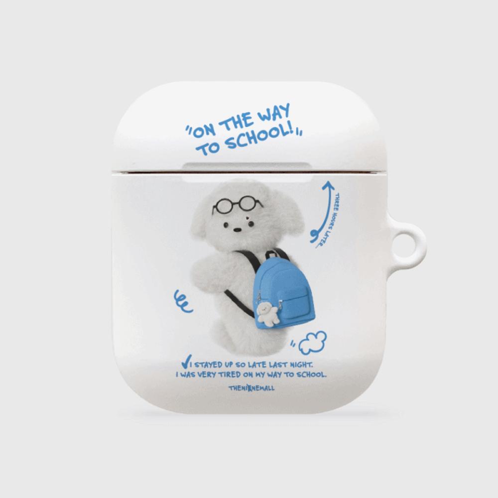 |THENINEMALL| Student Puppy AirPods Hard Case