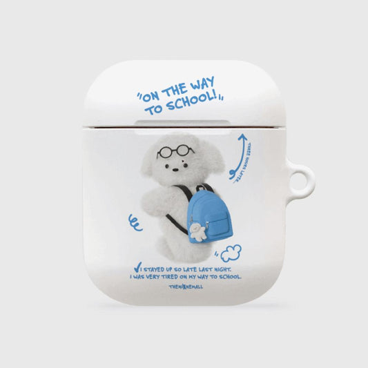 |THENINEMALL| Student Puppy AirPods Hard Case