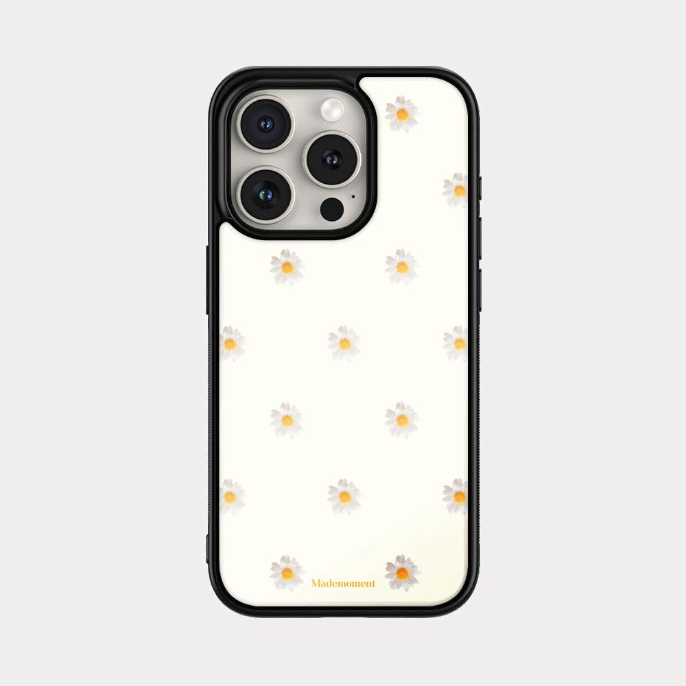 |Mademoment| Pure Daisy Pattern Design Bumper Phone Case