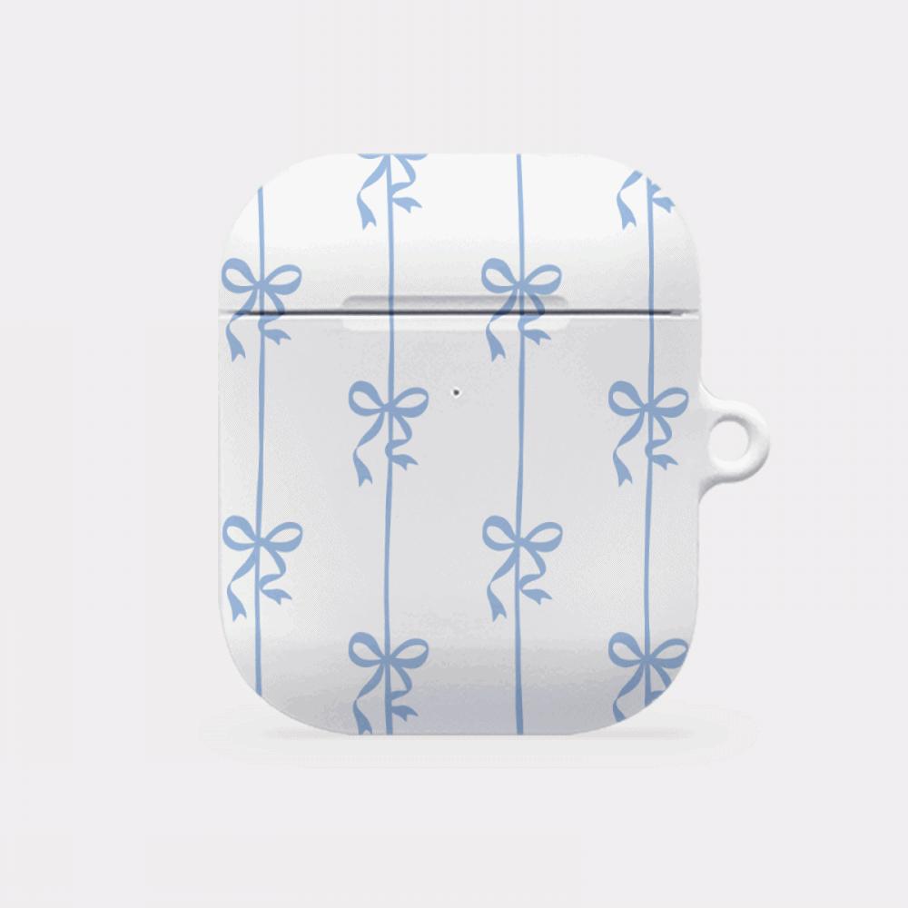 |Mademoment| Line Ribbon Pattern Design AirPods Case