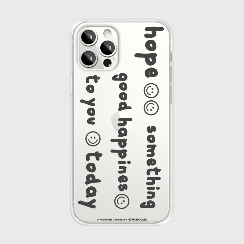 |MOMO CASE| 528 Hope썸띵(블랙) Jelly Case