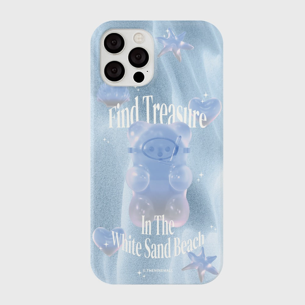 |THENINEMALL| 화이트 샌드 Hard Phone Case (3 types)