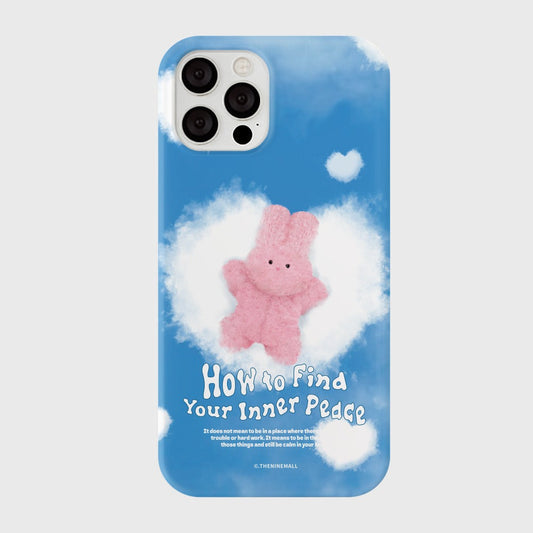 |THENINEMALL| Windy Cloud Inner Peace Hard Phone Case (2 types)