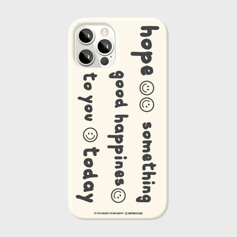 |MOMO CASE| 528 Hope썸띵(블랙) Phone Case
