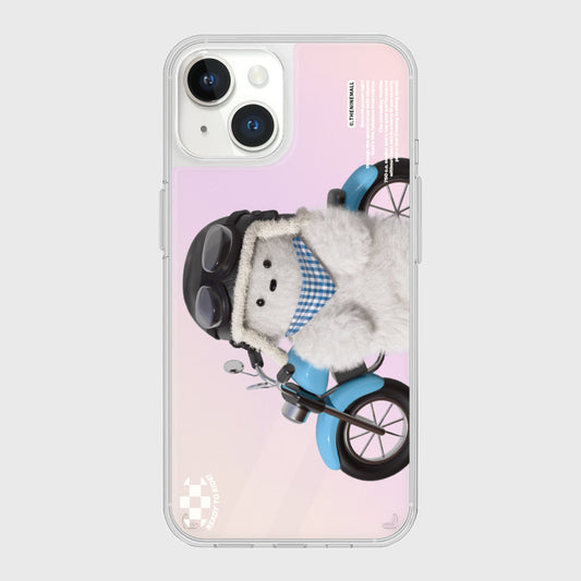 |THENINEMALL| Rider Puppy Mirror Phone Case