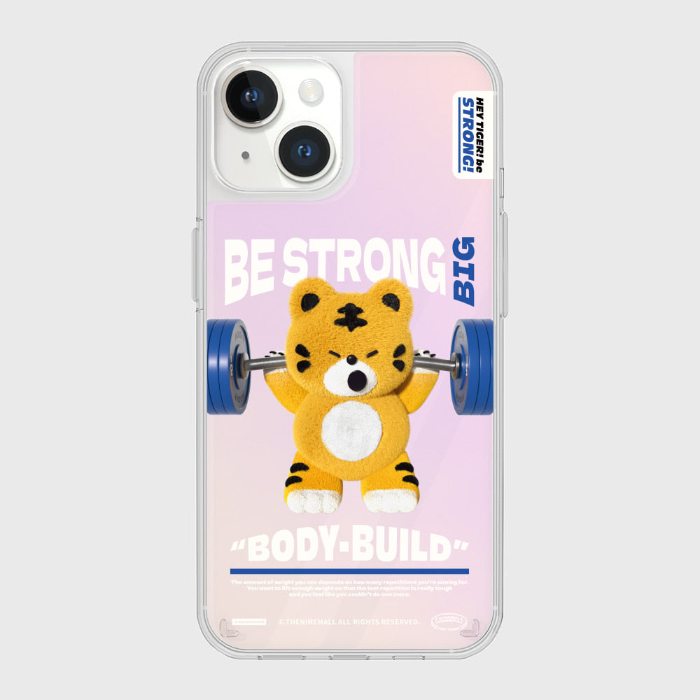 |THENINEMALL| Squat Hey Tiger Mirror Phone Case
