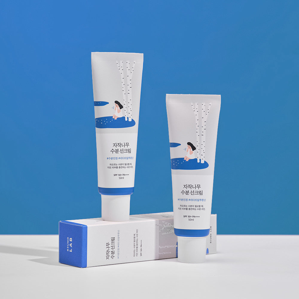 |Round Lab| Brich Juice Moisturizing Sun Cream 50ml (SPF 50+ PA++++)(1+1)