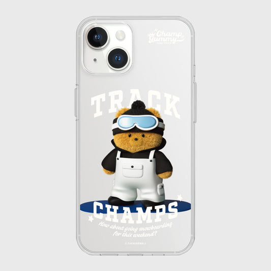 |THENINEMALL| Snowboarder Gummy Clear Phone Case (3 types)