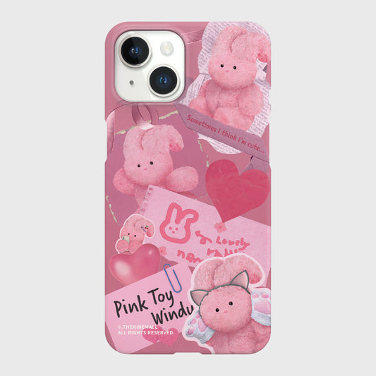 |THENINEMALL| Windy Collage Hard Phone Case (2 types)