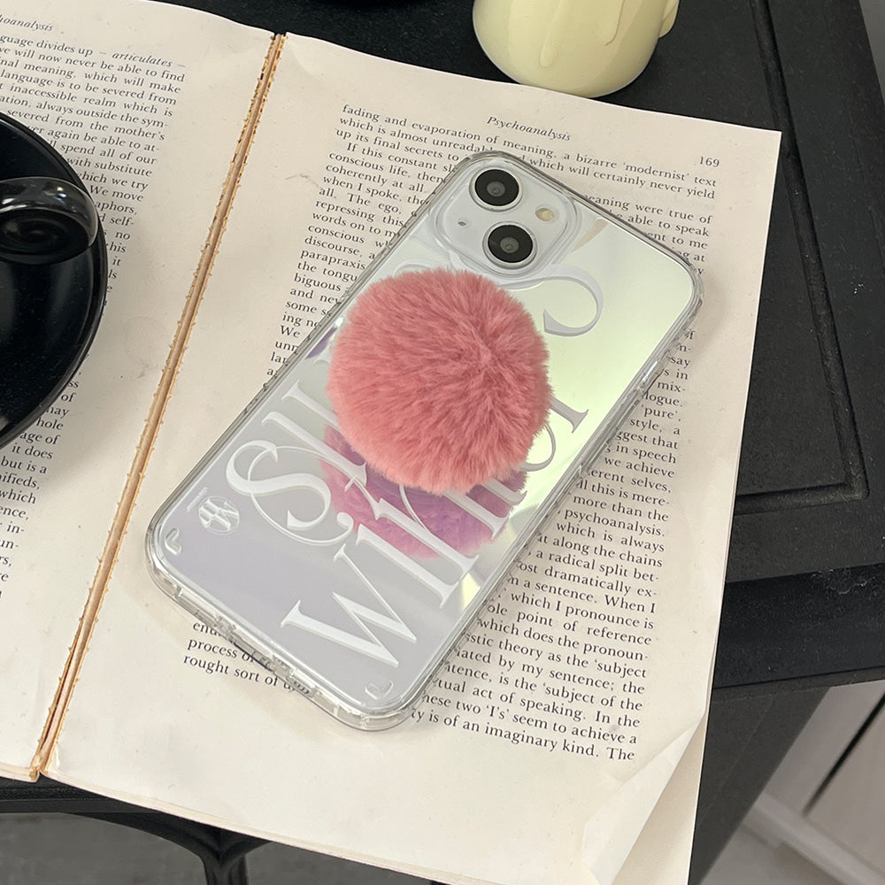 |Mademoment| Scents Of Winter Design Glossy Mirror Phone