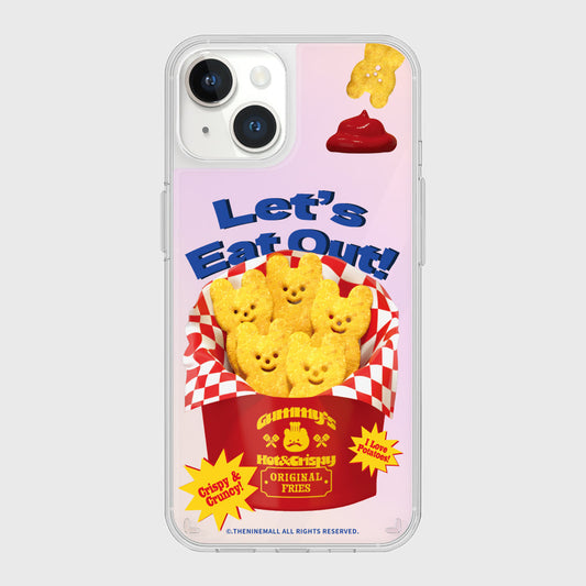 |THENINEMALL| Smile Gummy Fries Mirror Phone Case
