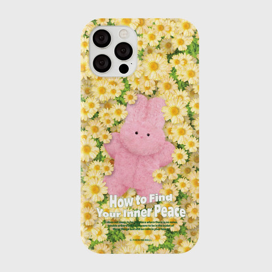 |THENINEMALL| Windy Daisy Inner Peace Hard Phone Case (2 types)