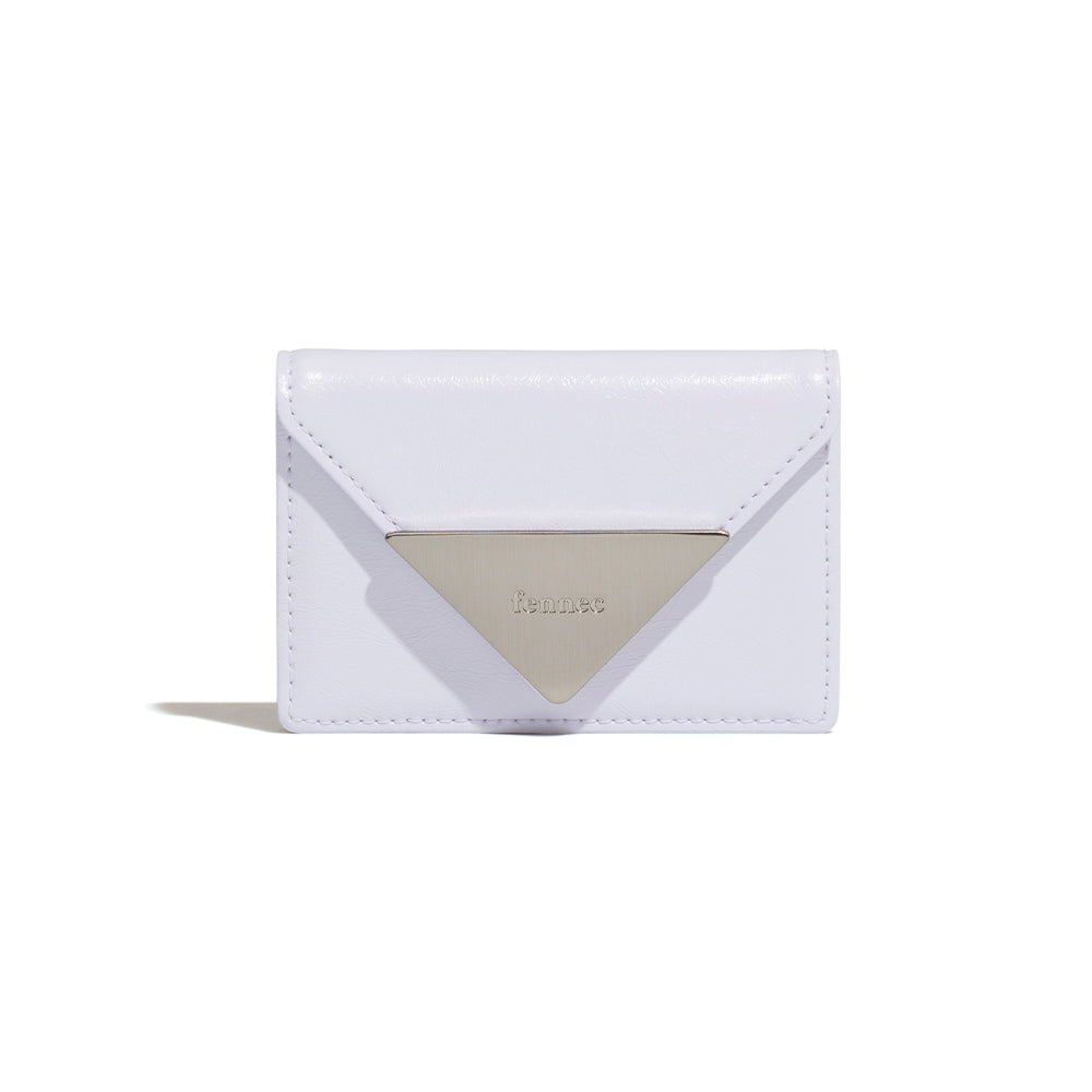 |Fennec| CRINKLE TRIANGLE ACCORDION POCKET - FOG LAVENDER
