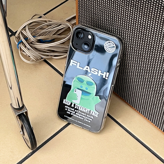 |THENINEMALL| Raptor Basic Flash Clear Phone Case (3 types)