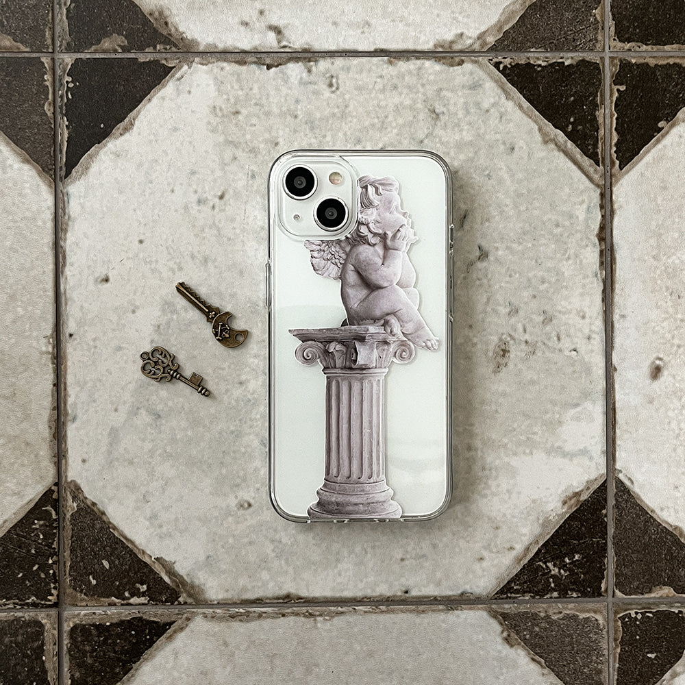 |Mademoment| Classic Collect Design Clear Phone Case (3 Types)