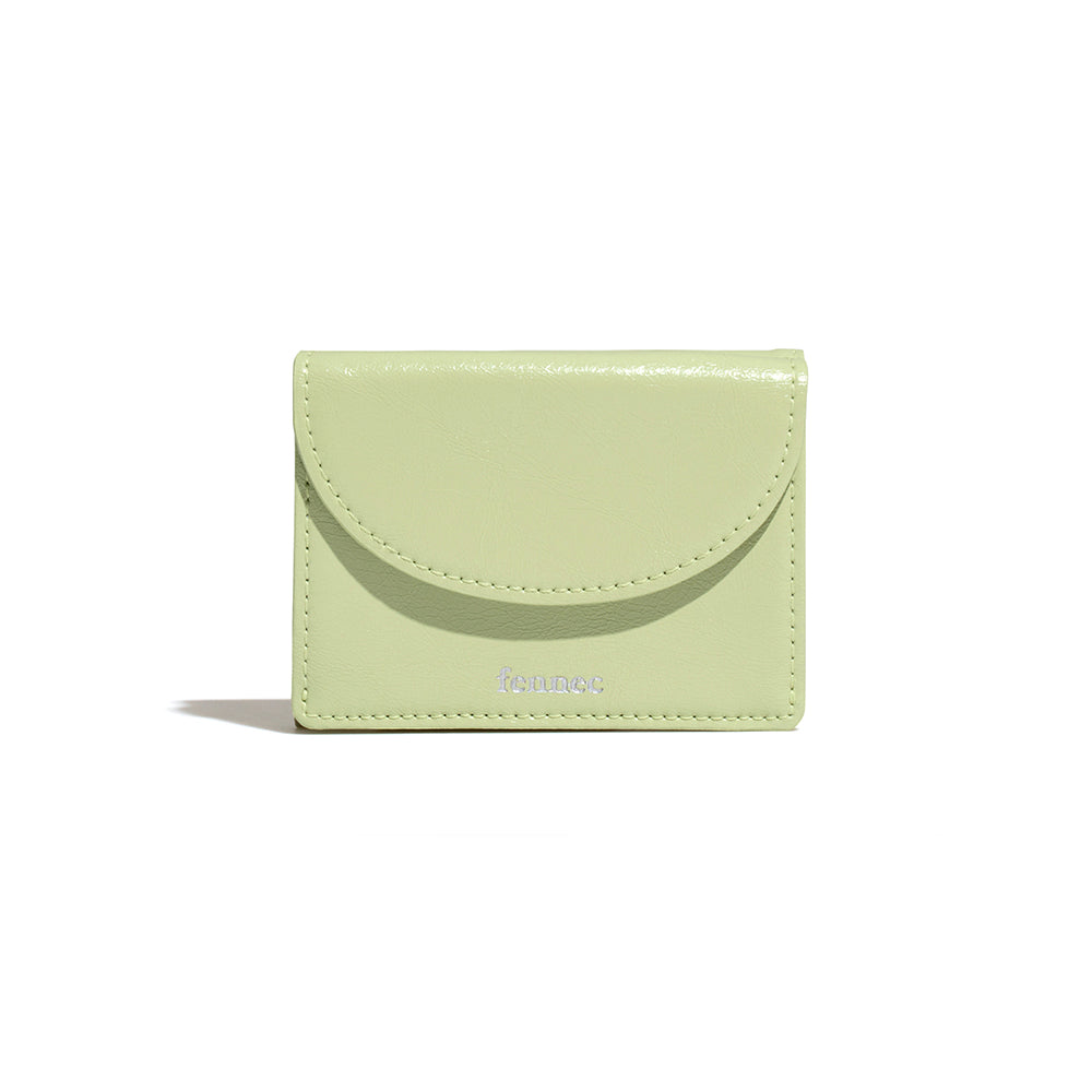 |Fennec| CRINKLE HALFMOON MINI WALLET - SAGE MINT