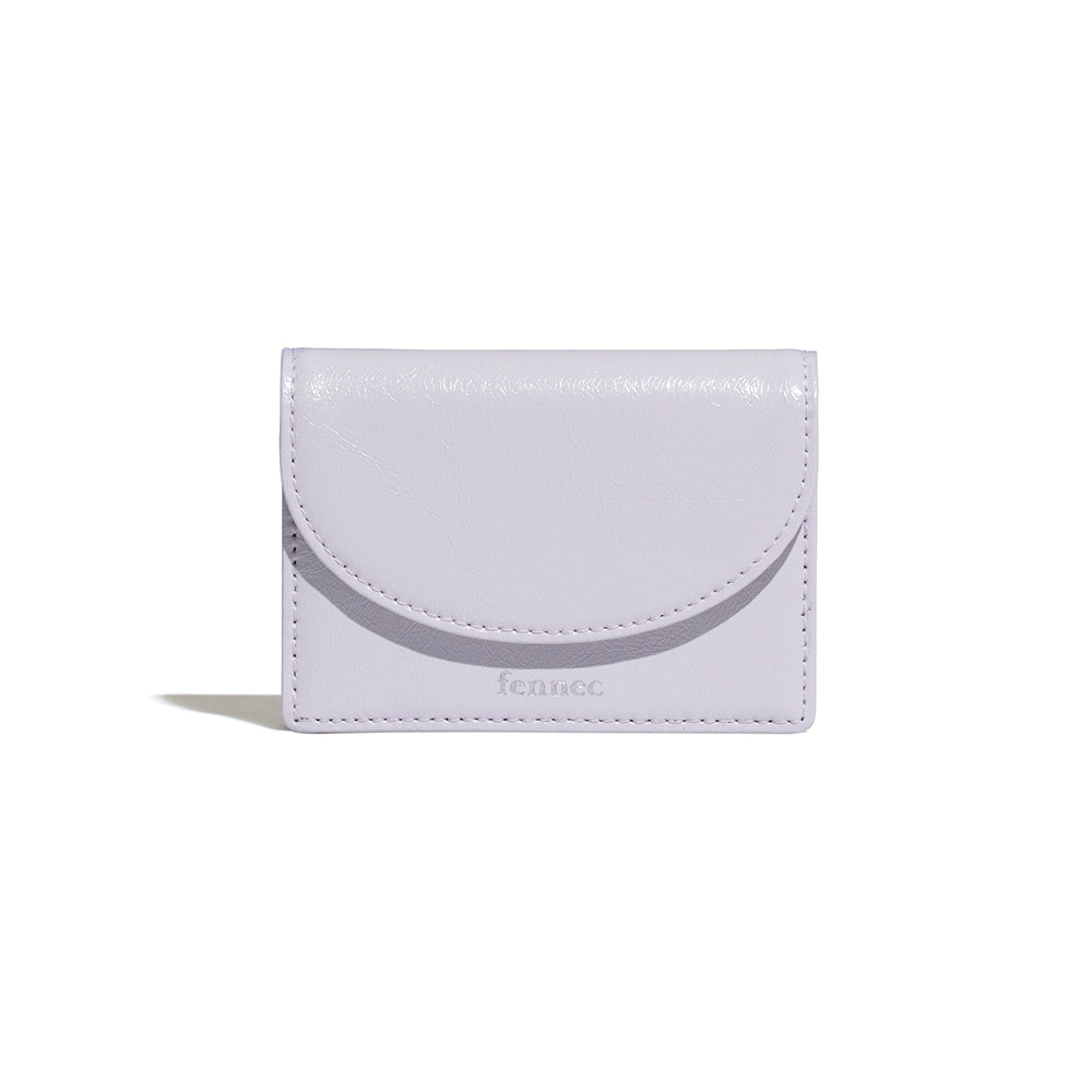 |Fennec| CRINKLE HALFMOON ACCORDION POCKET - FOG LAVENDER