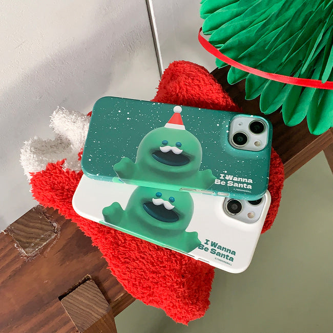 |THENINEMALL| Raptor Wannabe Santa Hard Phone Case (2 types)