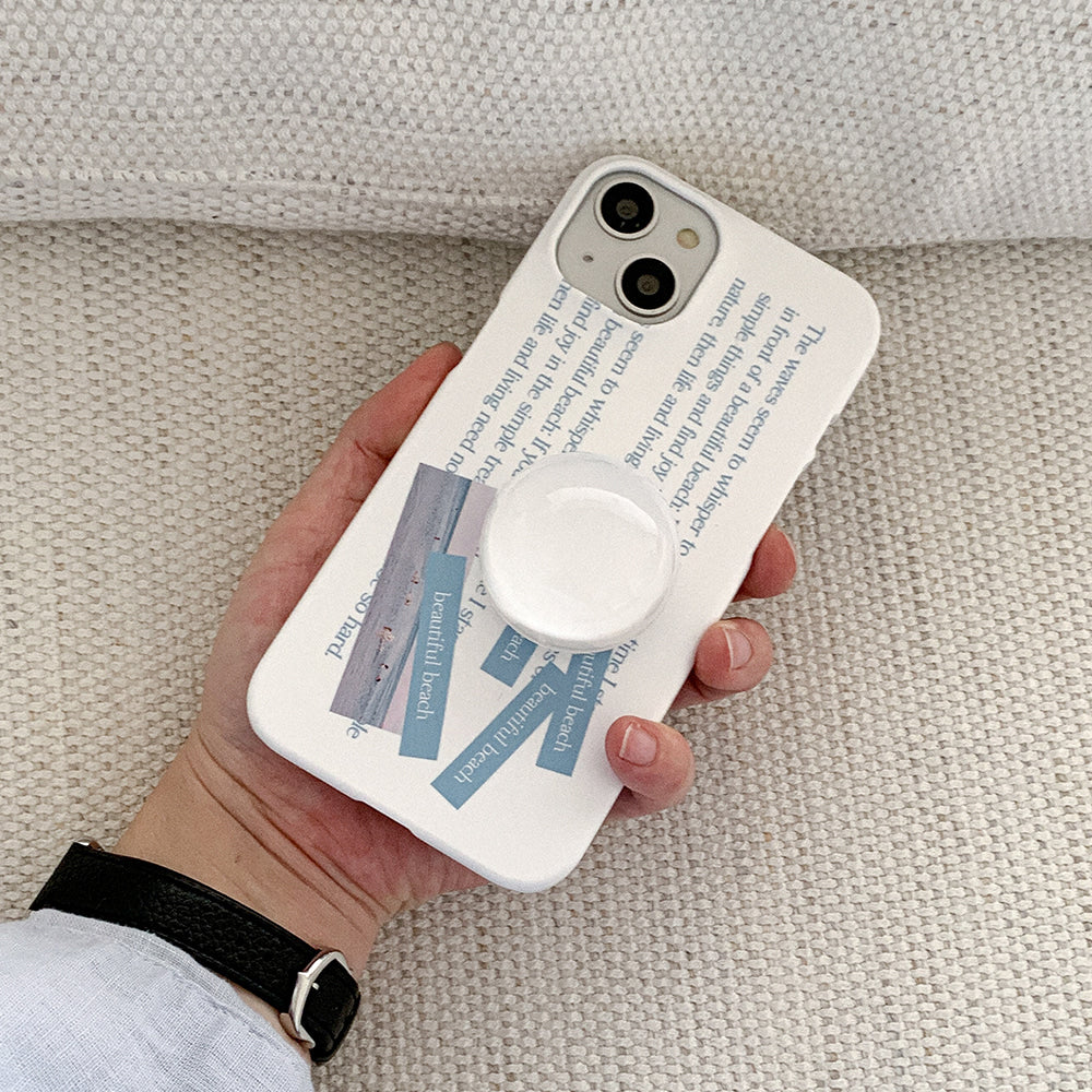 |Mademoment| Whisper Wave Design Phone Case