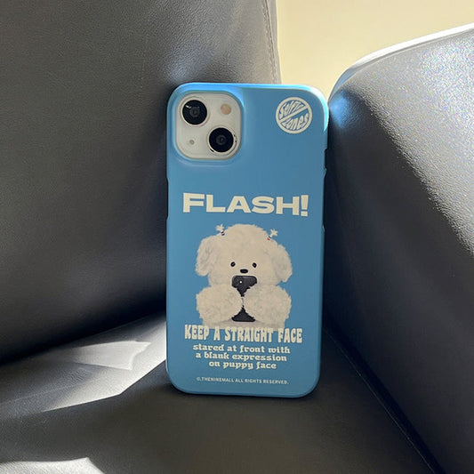 |THENINEMALL| Ppokku Basic Flash Hard Phone Case (2 types)