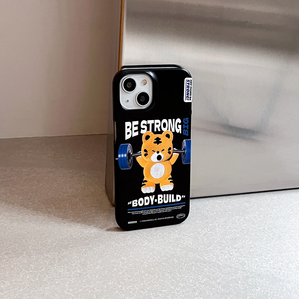 |THENINEMALL| Squat Hey Tiger Hard Phone Case (2 types)