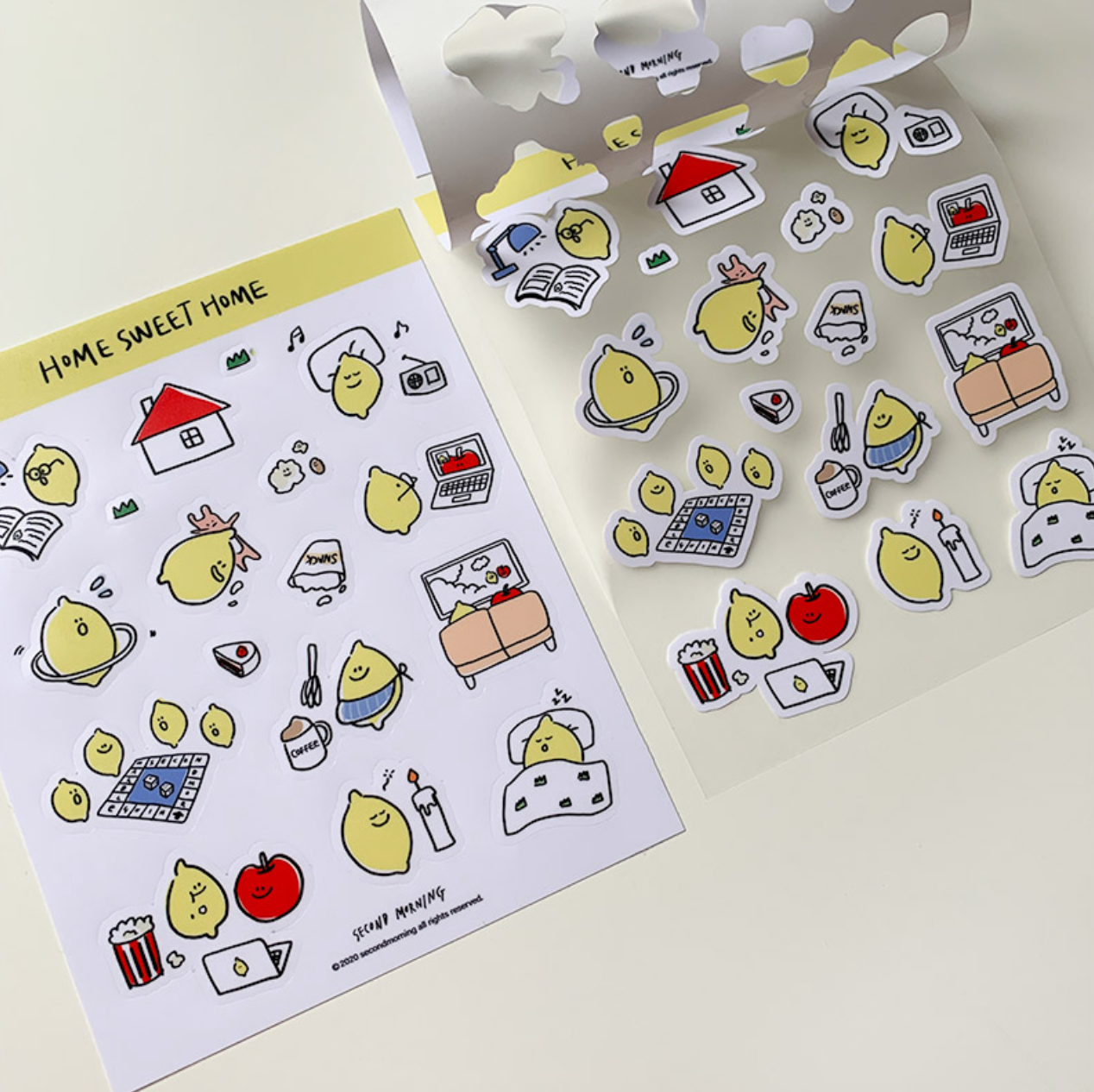 |second morning| Home Sweet Home Sticker