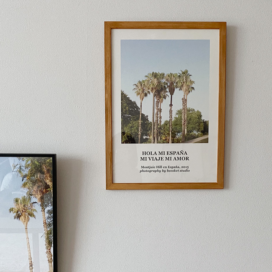 |BEESKET STUDIO| Vintage Poster - Barcelona (A3)