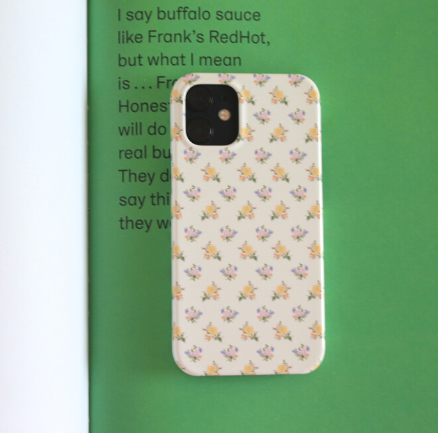 |Malgrecela| IPhone Hard Case - Fleurette
