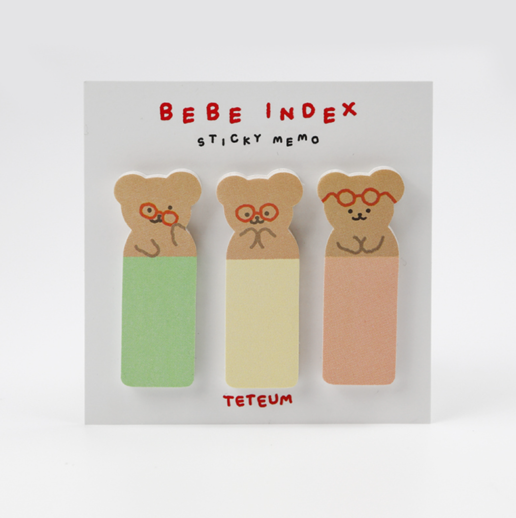 |TETEUM| BEBE INDEX STICKY NOTE