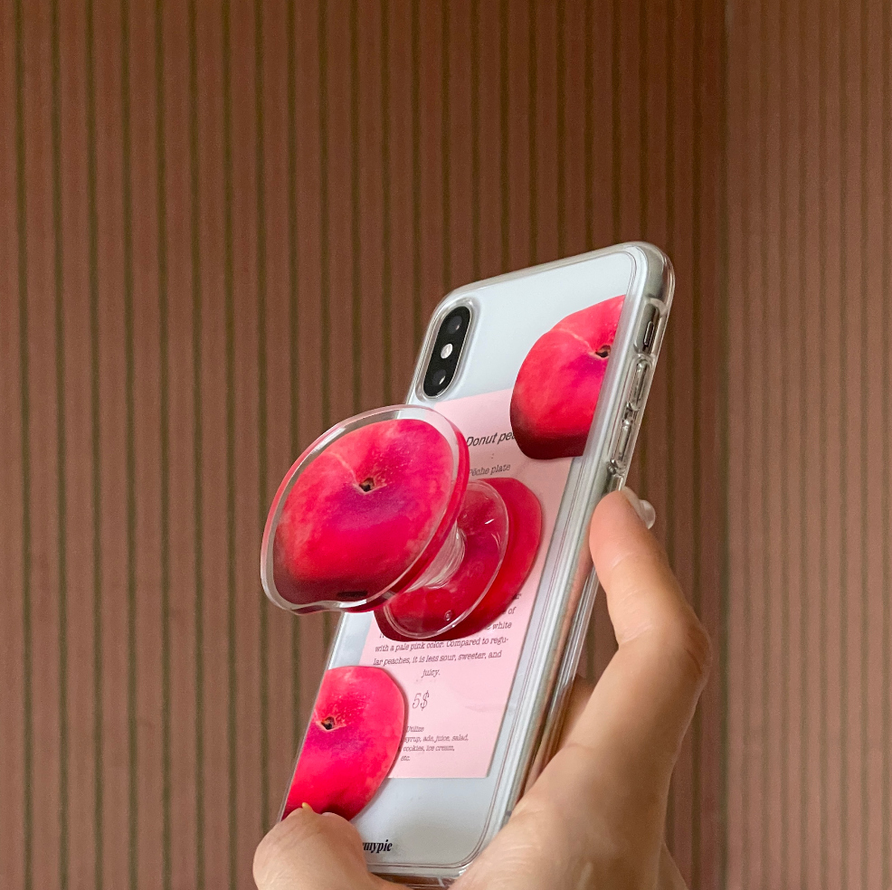 |byemypie| Donut Peach Grip Tok