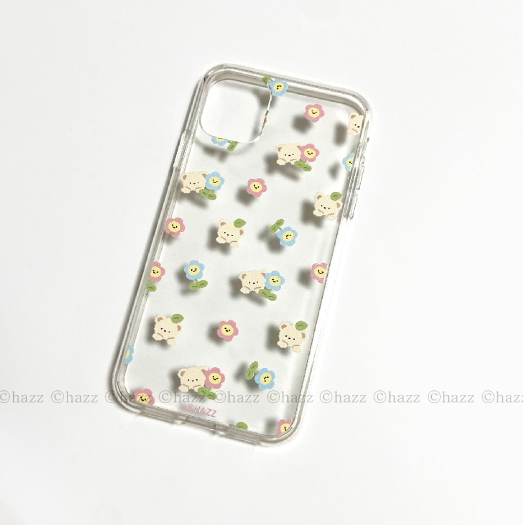 |HAZZ| Flower Garden Jelly Case