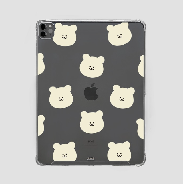 |168cm| Bear Pattern Ipad Case
