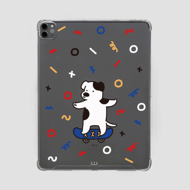 |168cm| Puppy Skateboard Pattern Ipad Case