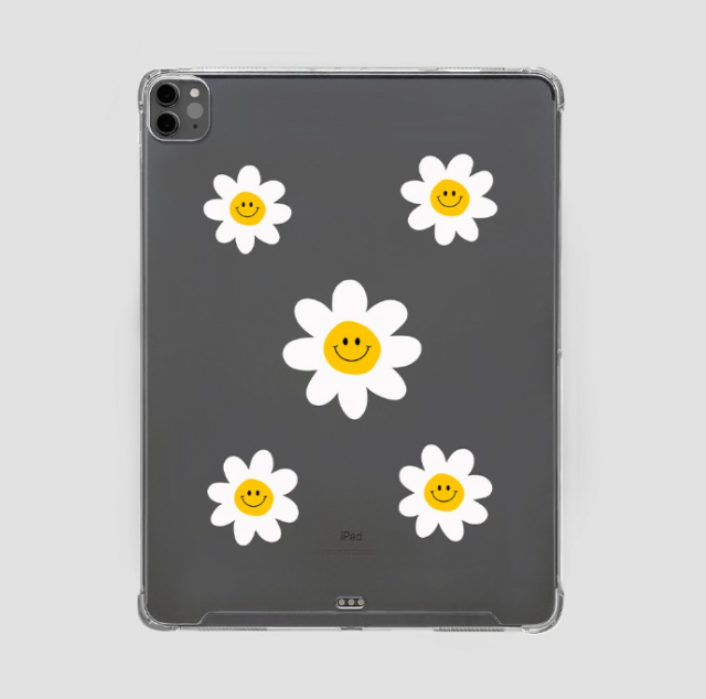|168cm| Smile Flower Pattern Ipad Case