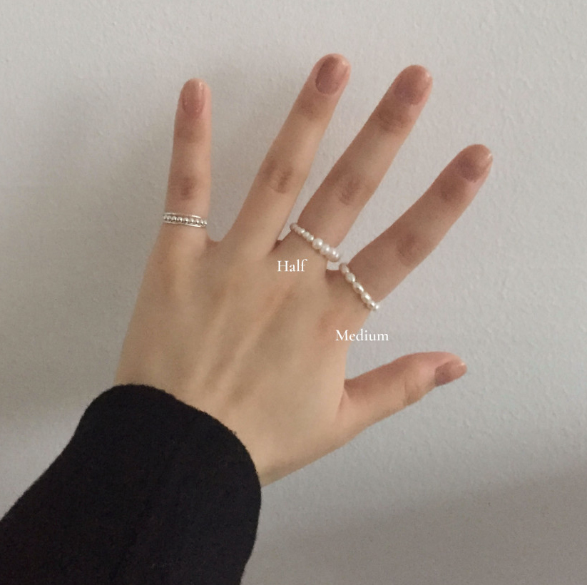 |DUNGEUREON| Pearl Ring (4Type)
