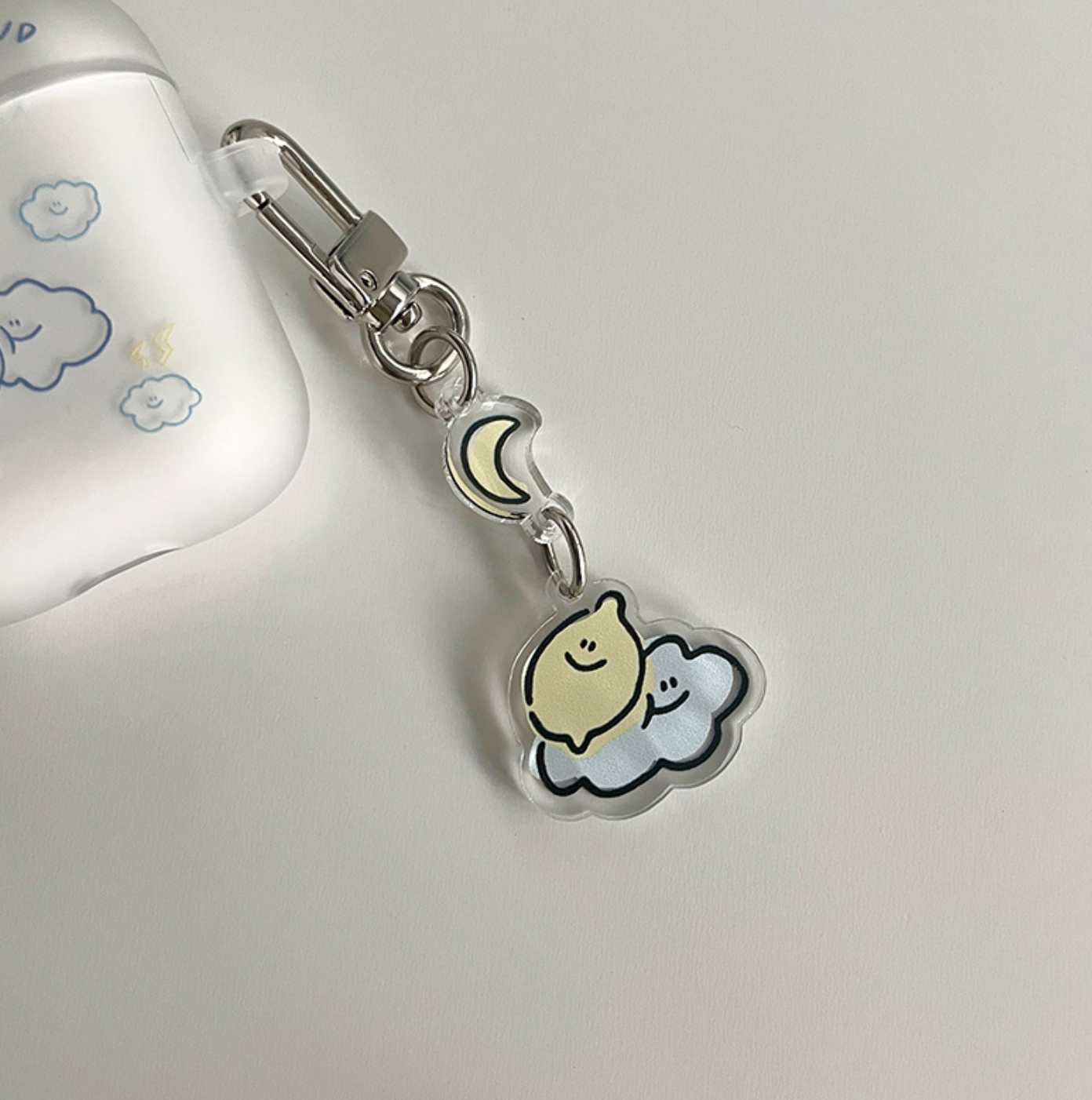 |second morning| Lemony & Cloud Keyring