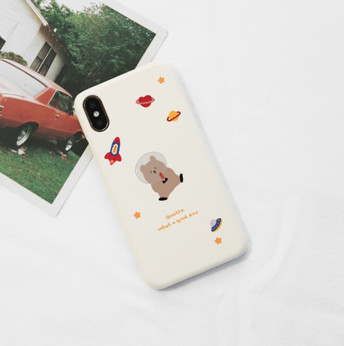 |MOMO CASE| 275 굿데이쿼카(크림) Phone Case