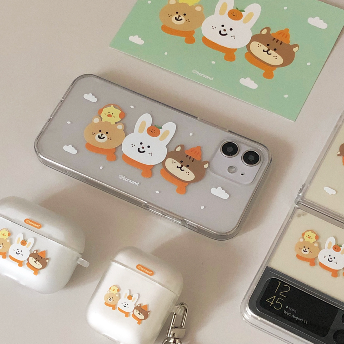 |bora and| Winter Friends Jelly Case