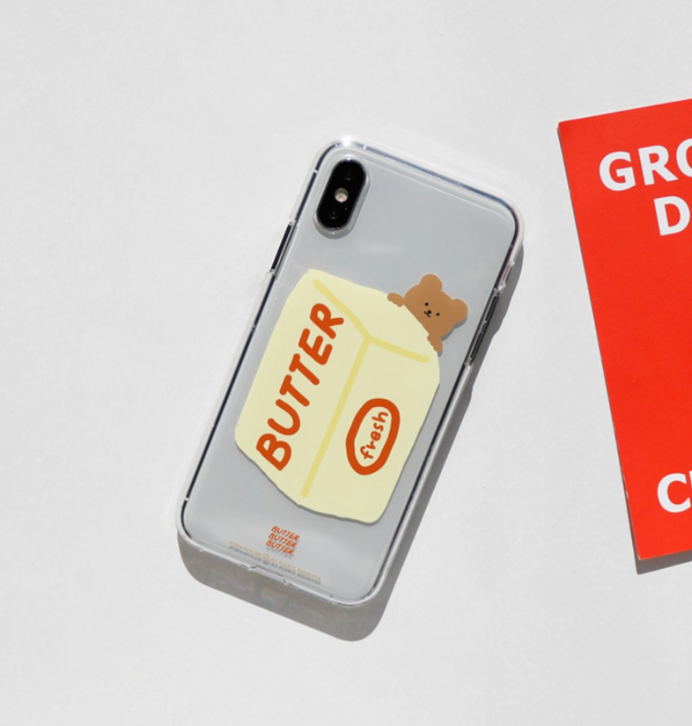 |MOMO CASE| 401 버터안곰 Jelly Case