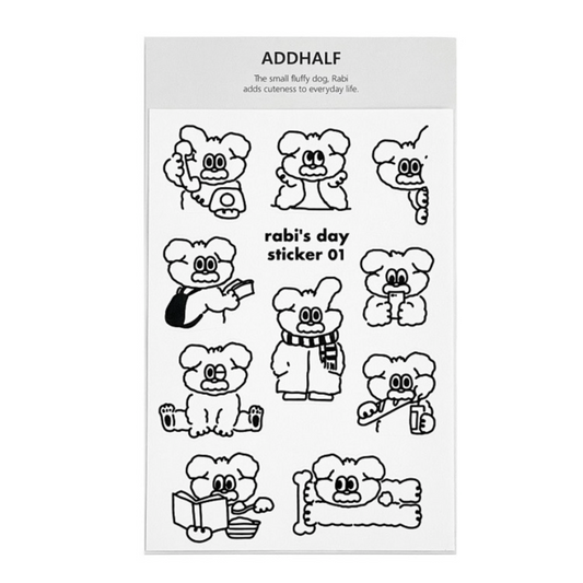 |ADDHALF| Rabi's Day Sticker 01