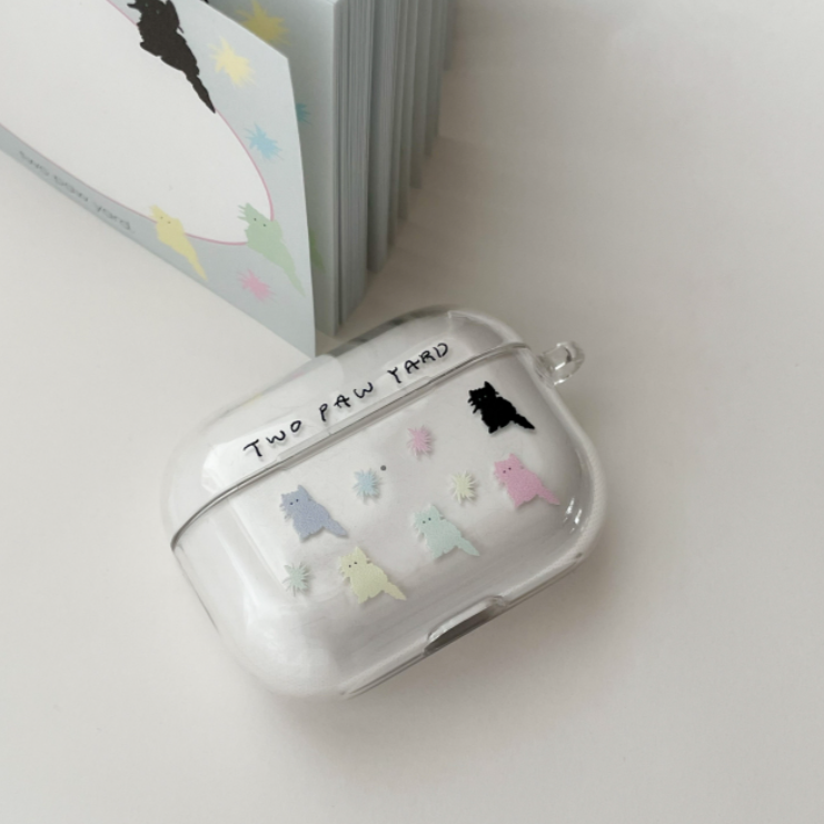 |two paw yard.| Pastel Cat Airpods 3 Case