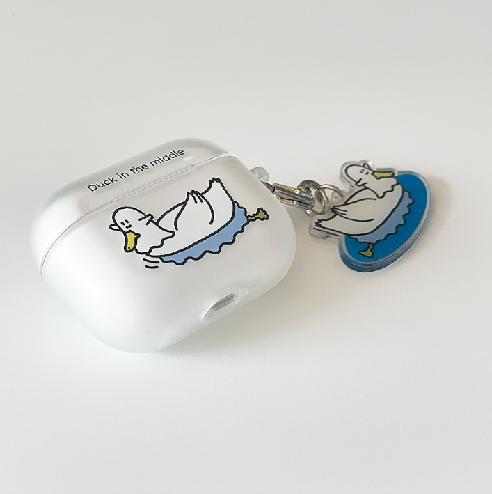 |PERCENTAGE| Duck in the Middle Airpods Case
