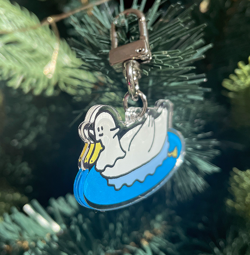|PERCENTAGE| Duck in the Middle Keyring